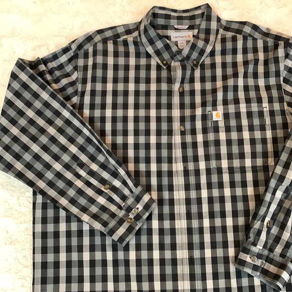 Carhartt Other - EUC Carhartt Men’s Checkered Button Down 2XL